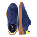 Ralph Lauren Heritage Court II Herren Sneaker Aus Blauem Wildleder
