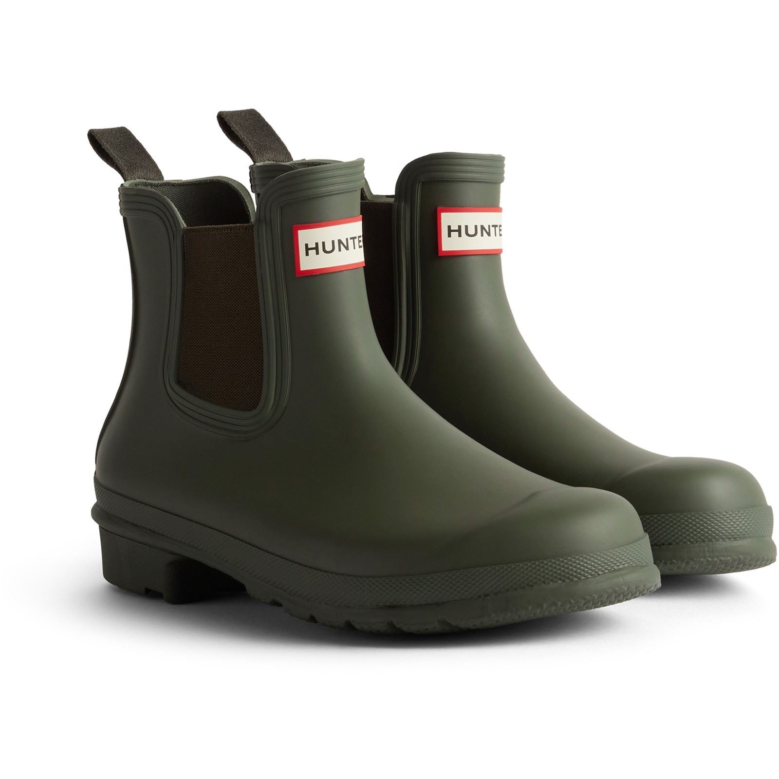 Hunter Original Chelsea Boot Damen Gummistiefel In Dunkeloliv