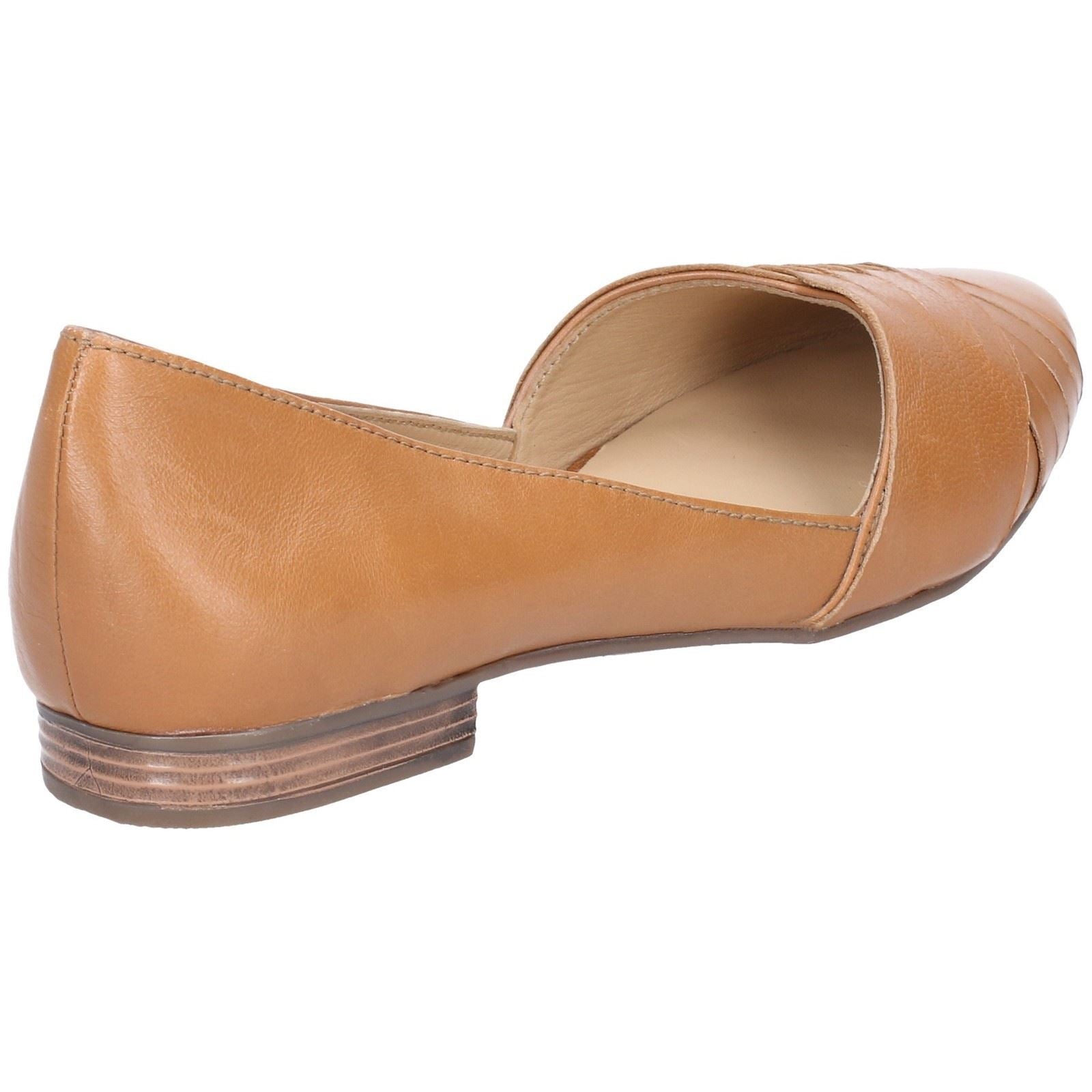 Hush Puppies Marley Ballerina Leder Damen Tan Flats