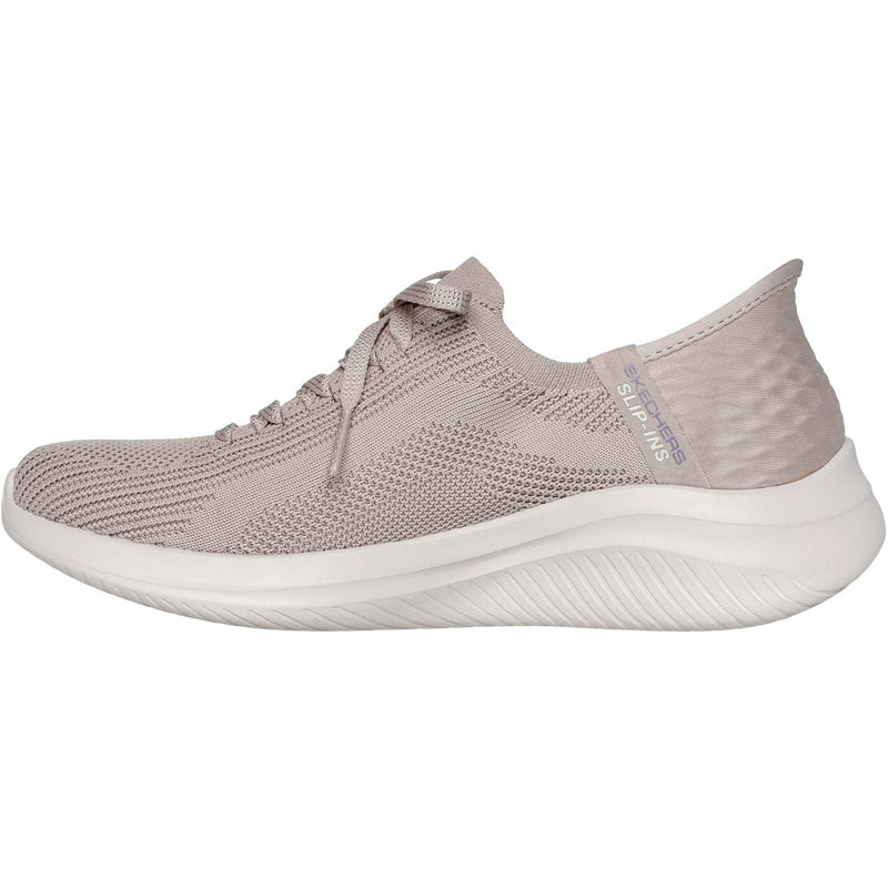 Skechers Ultra Flex 3.0 Brilliant Path Damen Textil Sneaker In Taupe