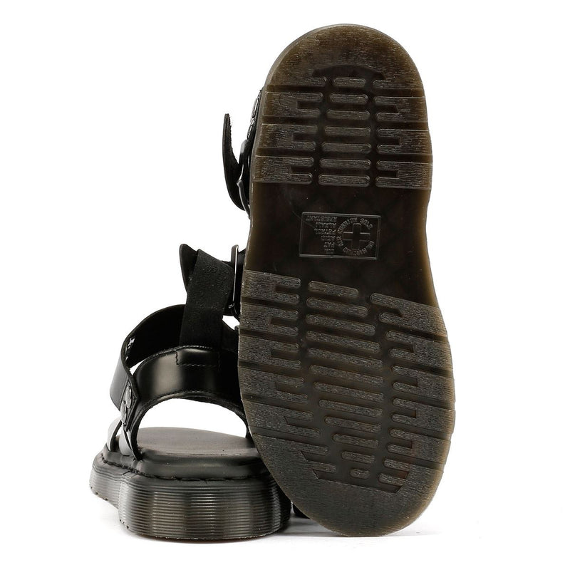 Dr. Martens Gryphon Brando Damen Sandalen Aus Schwarzem Leder