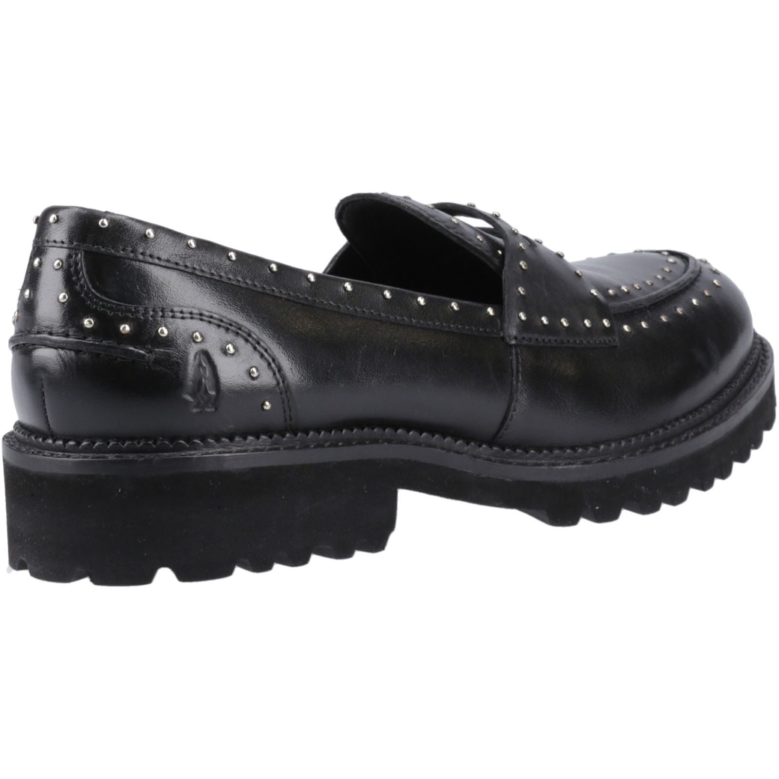 Hush Puppies Genie Leder Frauen Schwarze Farbe schuhe