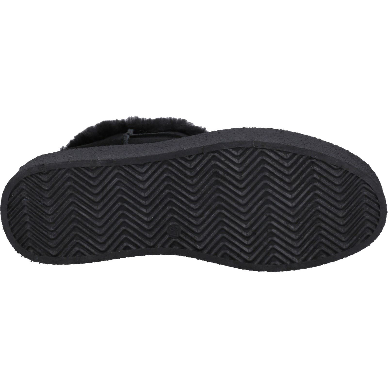 Hush Puppies Becca Damen Wildleder Winterstiefeletten in Schwarz