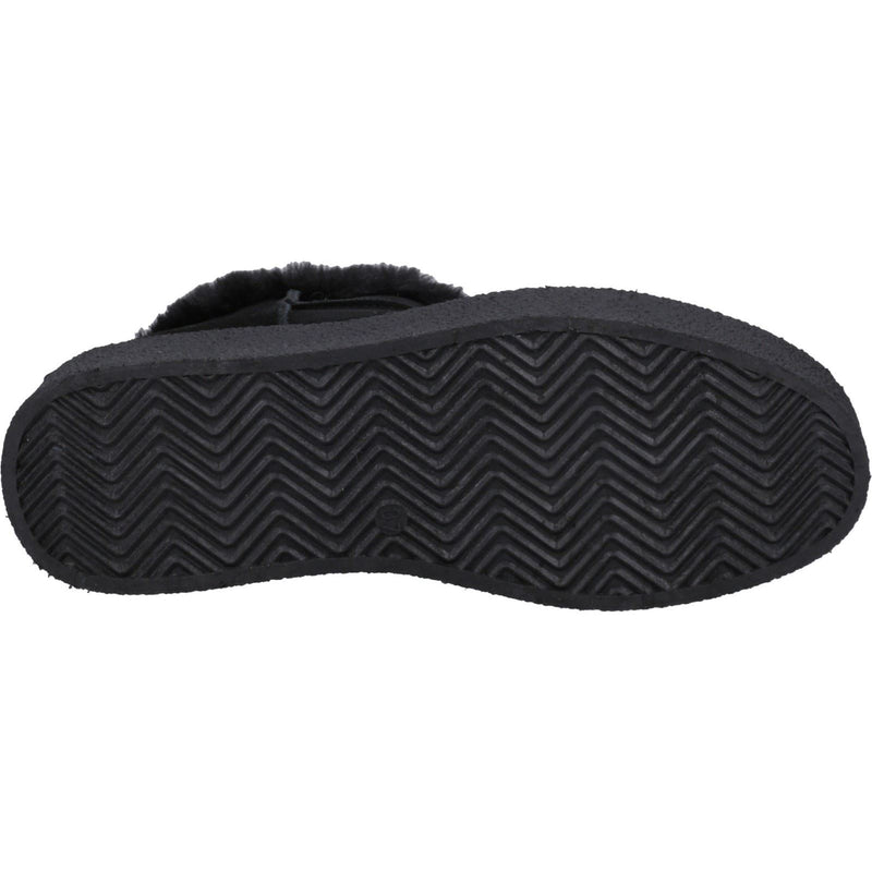 Hush Puppies Becca Damen Wildleder Winterstiefeletten in Schwarz