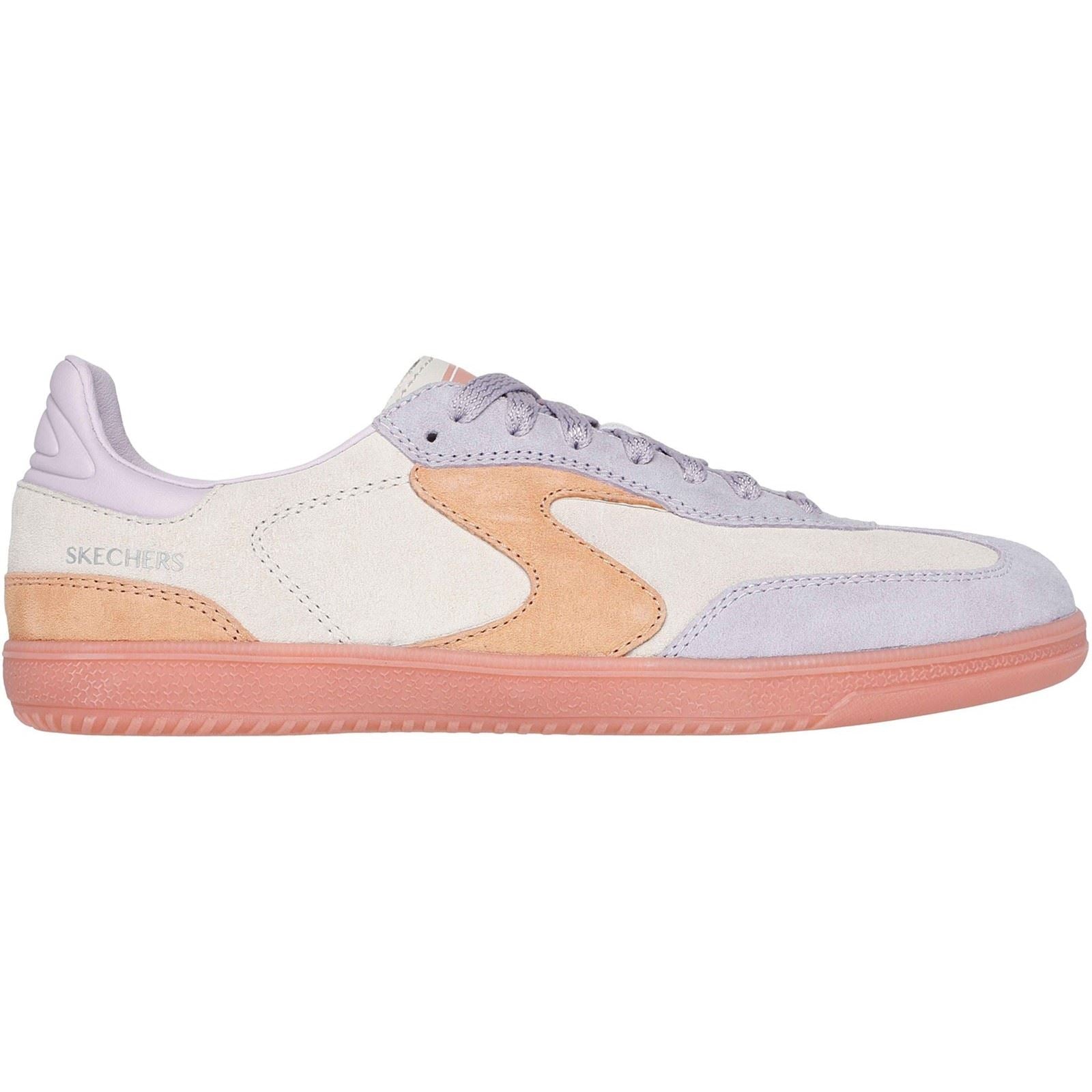 Skechers Hotshot For The Win Leder Damen Natürliche/Multi Sneakers