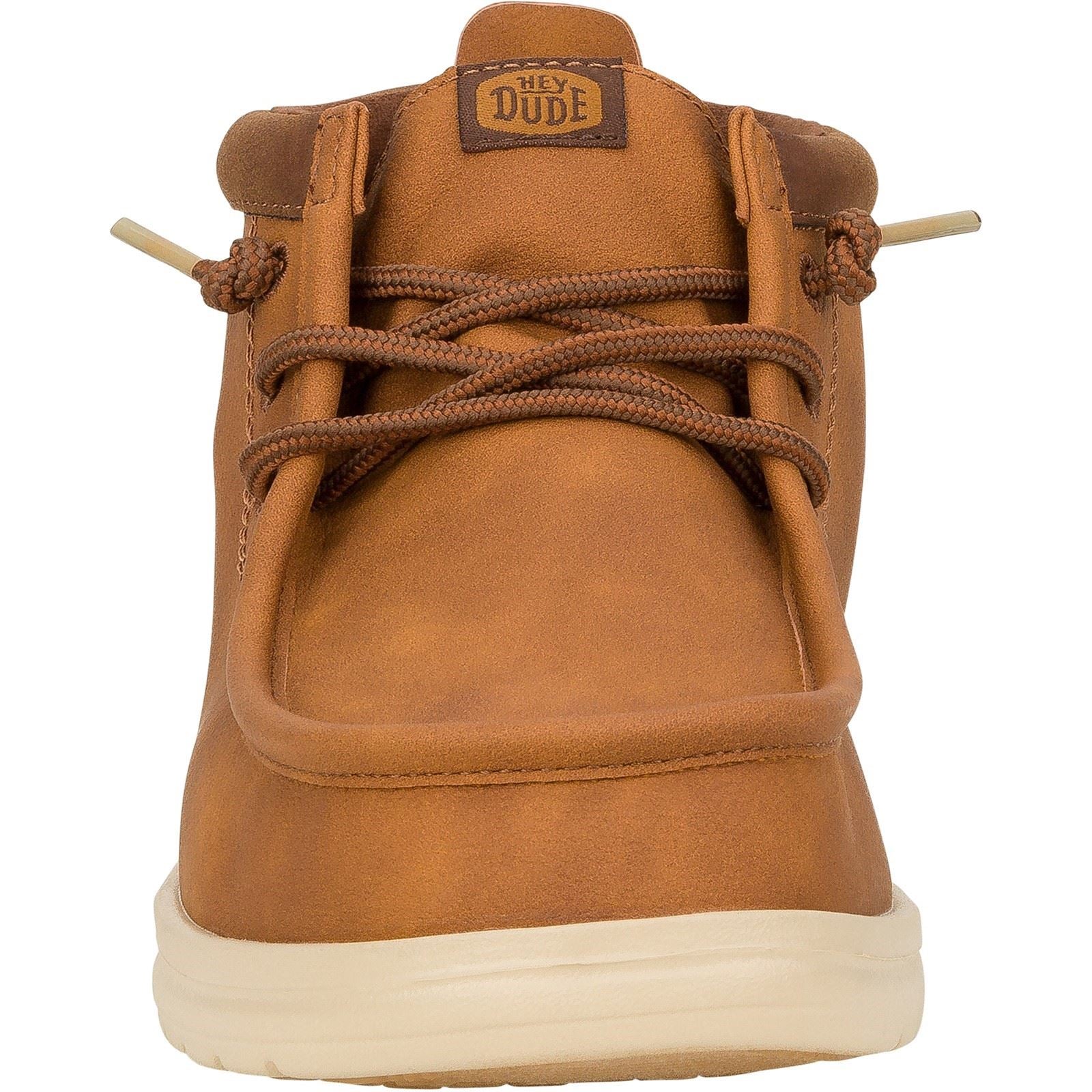 HEYDUDE Wally Mid GripR Classic Herren Cognac/Braune Stiefel