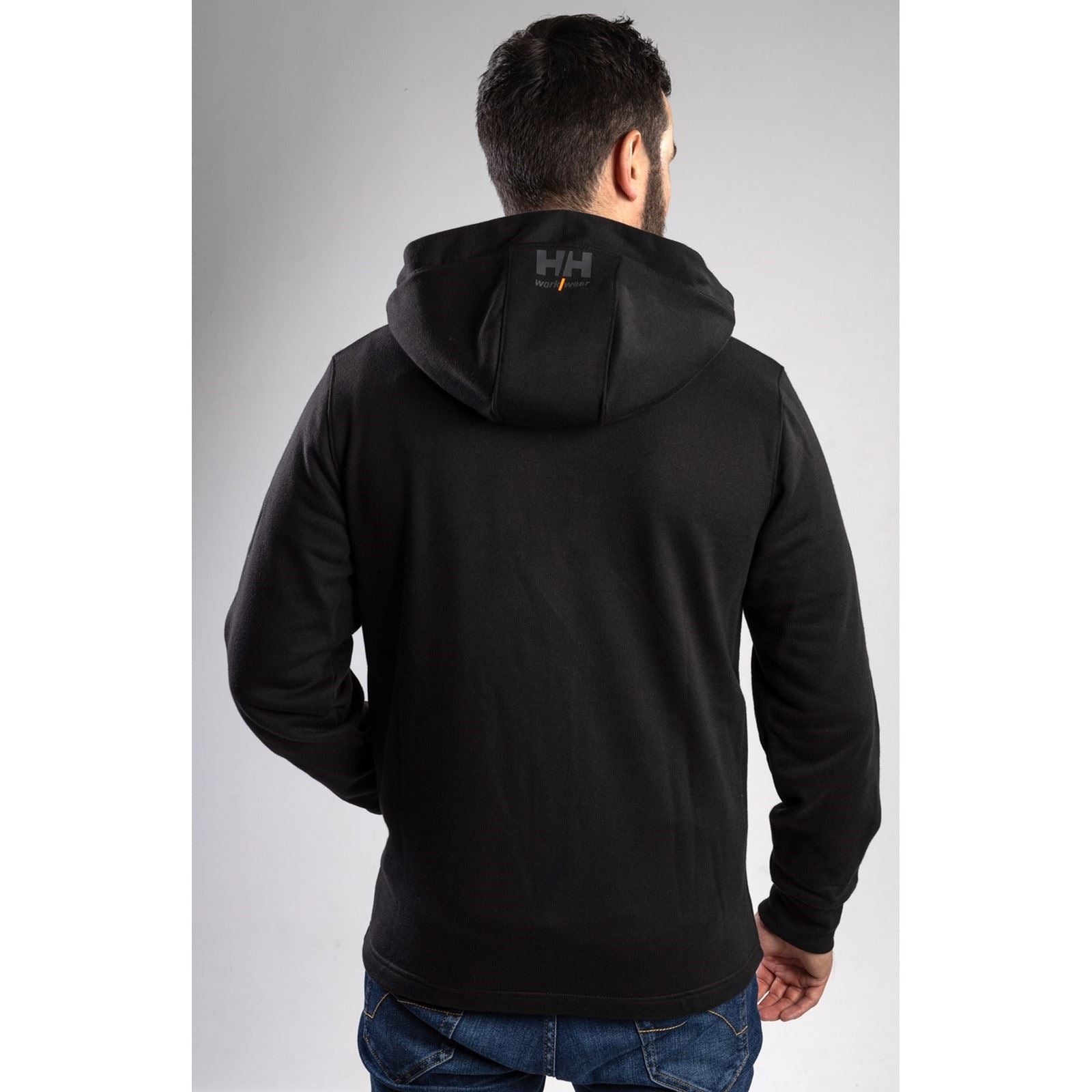 Helly Hansen Workwear Chelsea Evolution Baumwolle Herren Schwarzes Kapuzensweatshirt