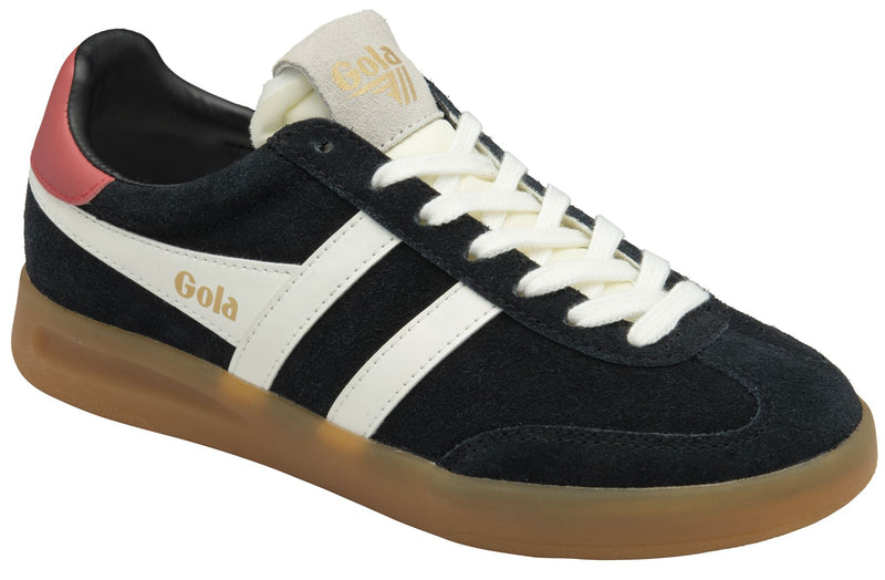 Gola Cyclone Wildleder Damen Schwarz Sneakers