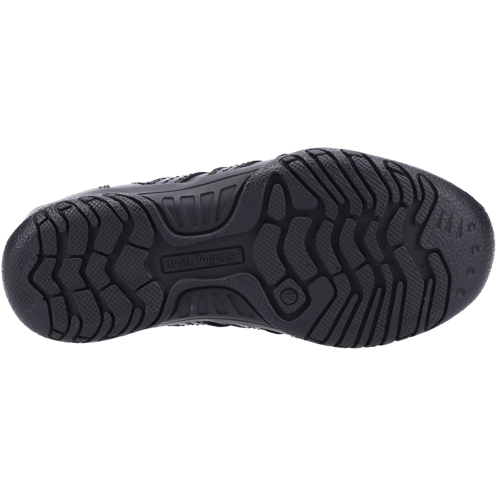 Hush Puppies Jezza 2 Die Schwarzen Schnürschuhe Für Jungen Aus Leder