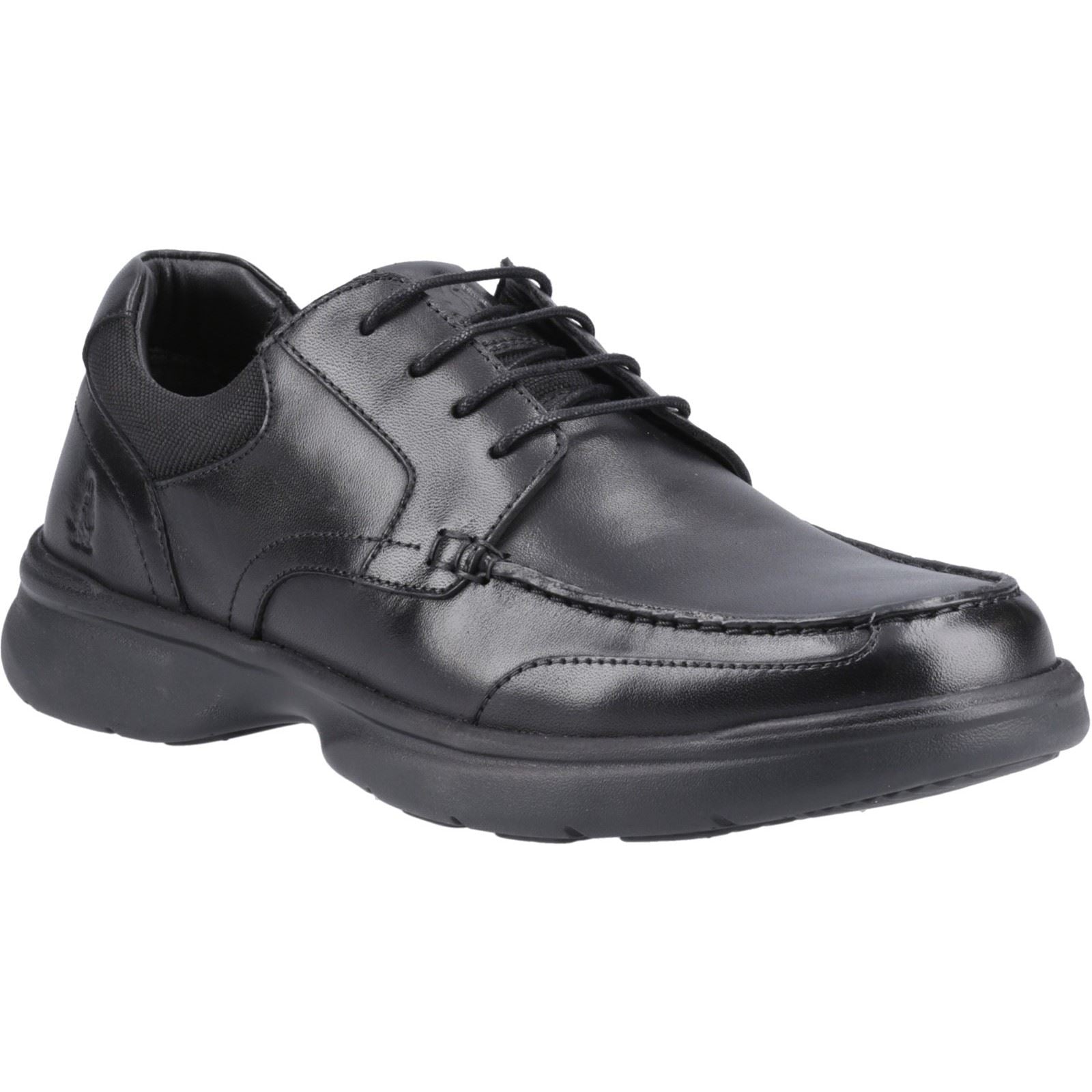 Hush Puppies Hugh Herrenschuhe Aus Schwarzem Leder Mit Schnürung