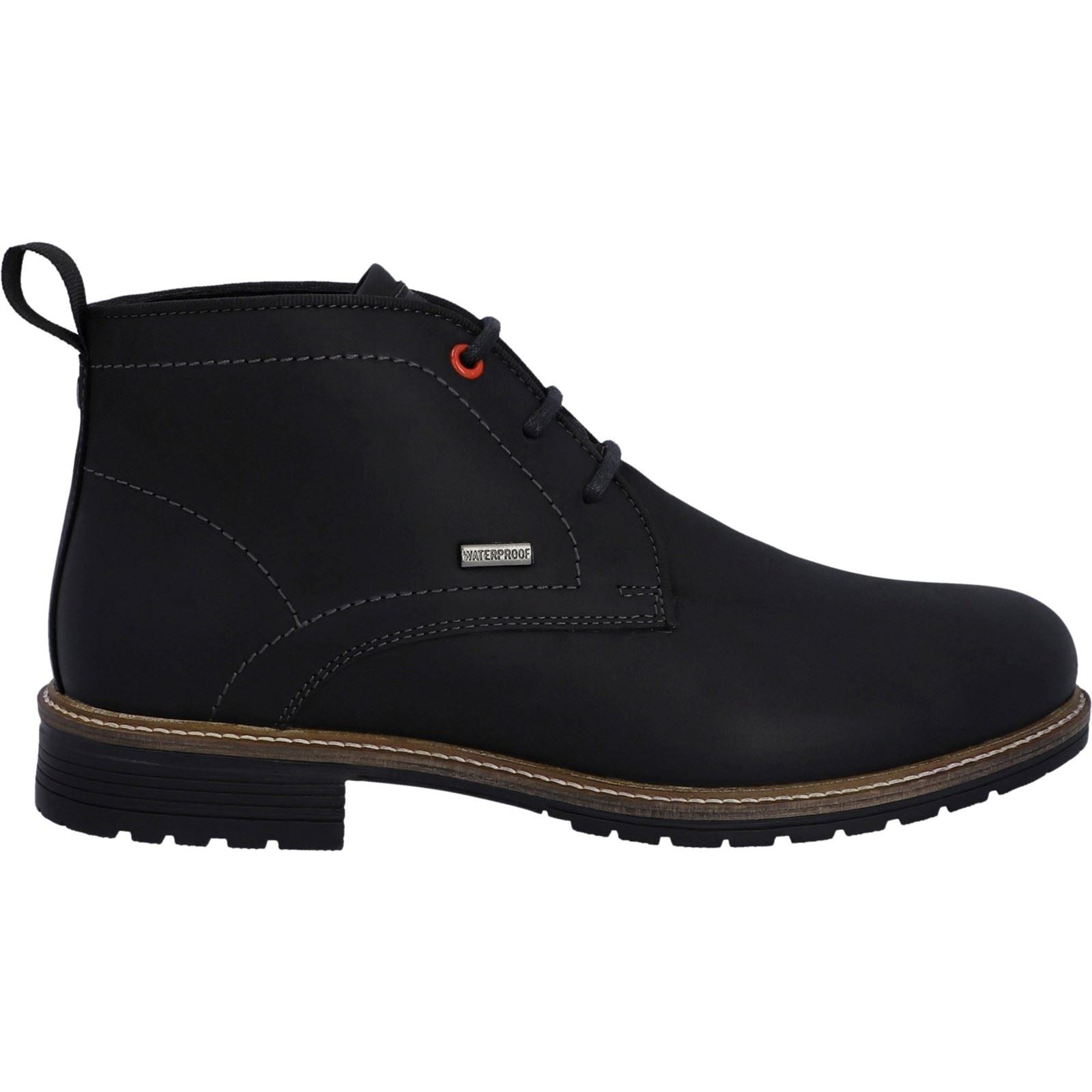 Hunter Jura Schwarze Farbe Herrenlederstiefel