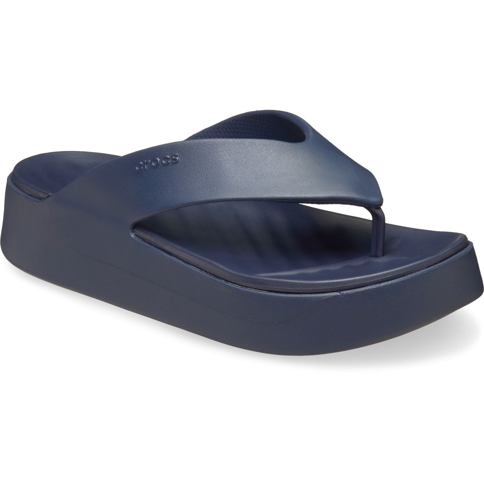 Crocs Getaway Platform Damen Sandalen Aus Thermoplastischem Material In Marineblau