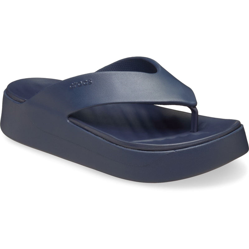 Crocs Getaway Platform Damen Sandalen Aus Thermoplastischem Material In Marineblau