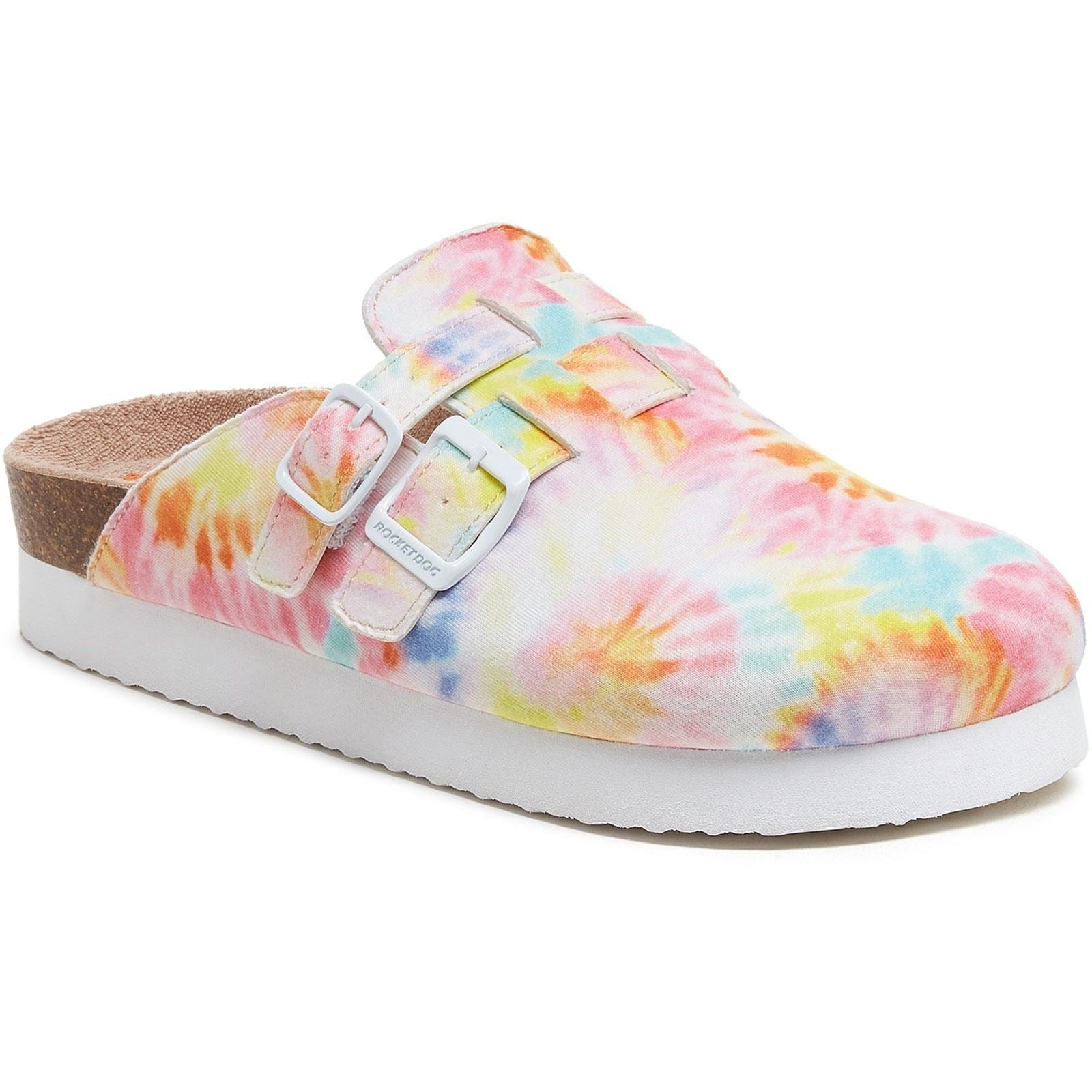 Rocket Dog Abel Plus Tucker Baumwolle Damen Pastell/Multi Pantoletten