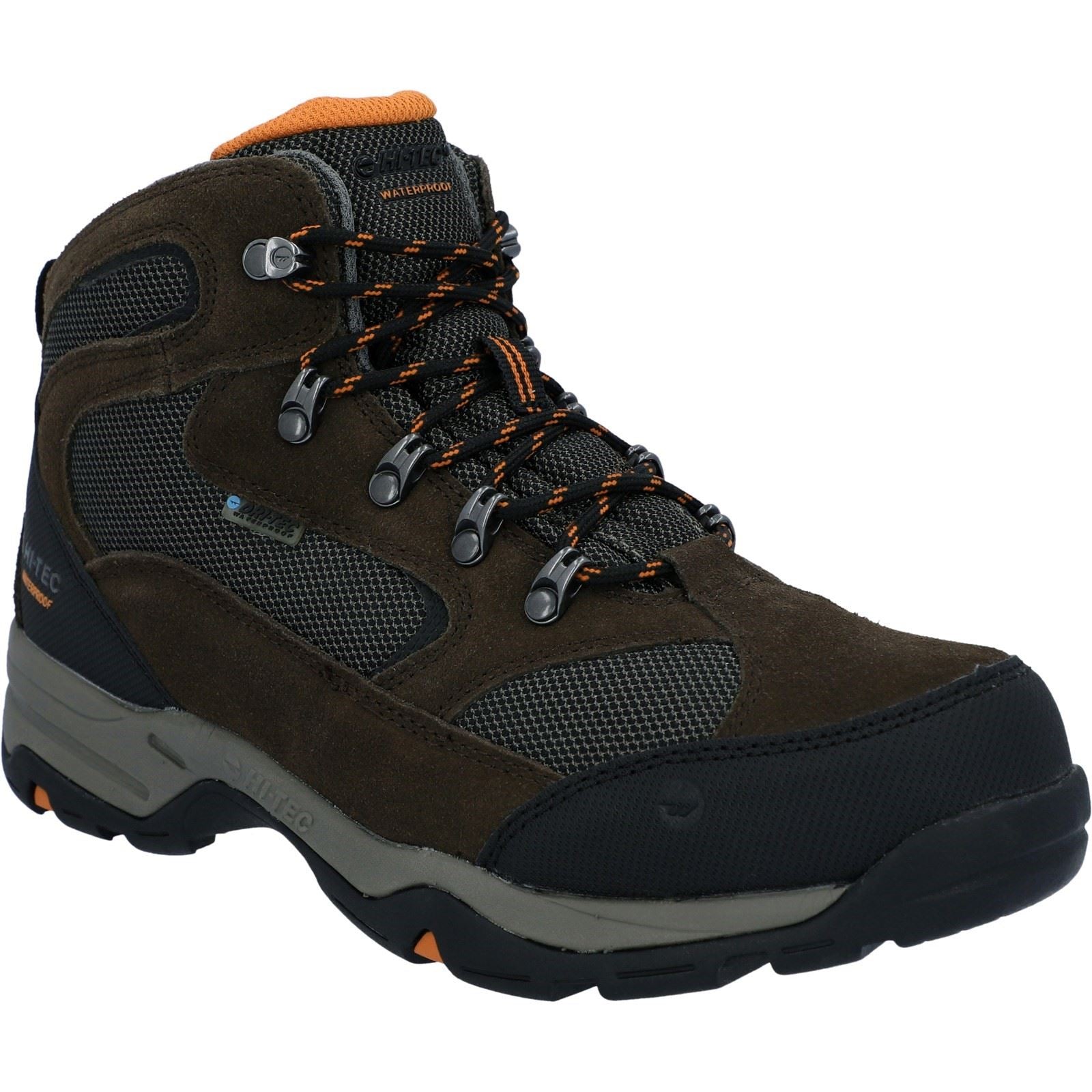 Hi-Tec Storm Herren Wanderstiefel Aus Dunkler Schokolade Aus Wildleder
