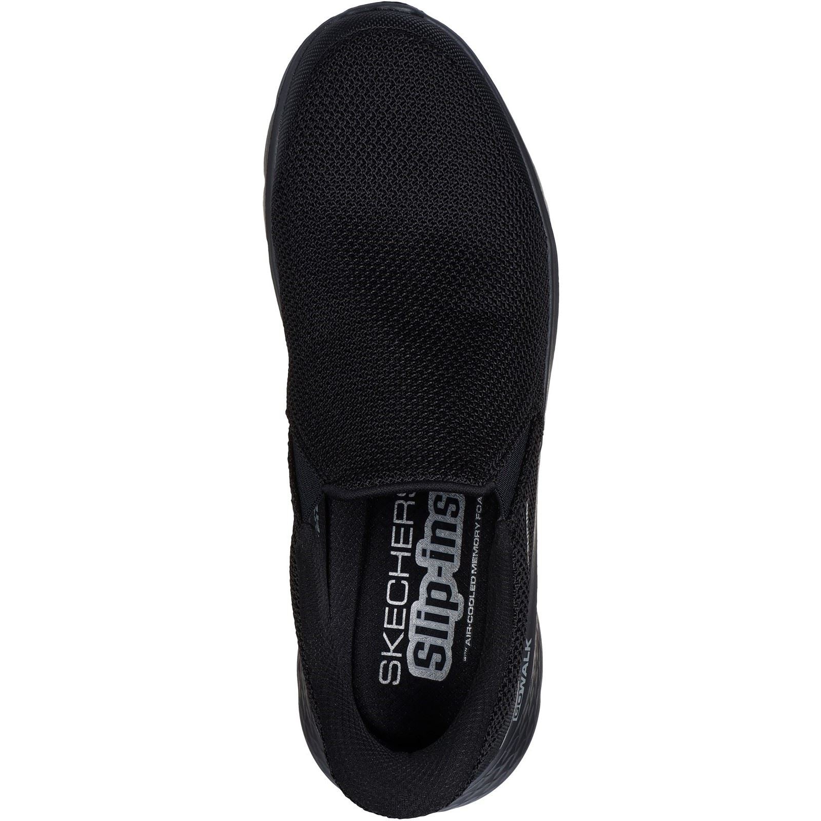Skechers GO WALK Flex Ojai Textile Herren Sneaker In Schwarz