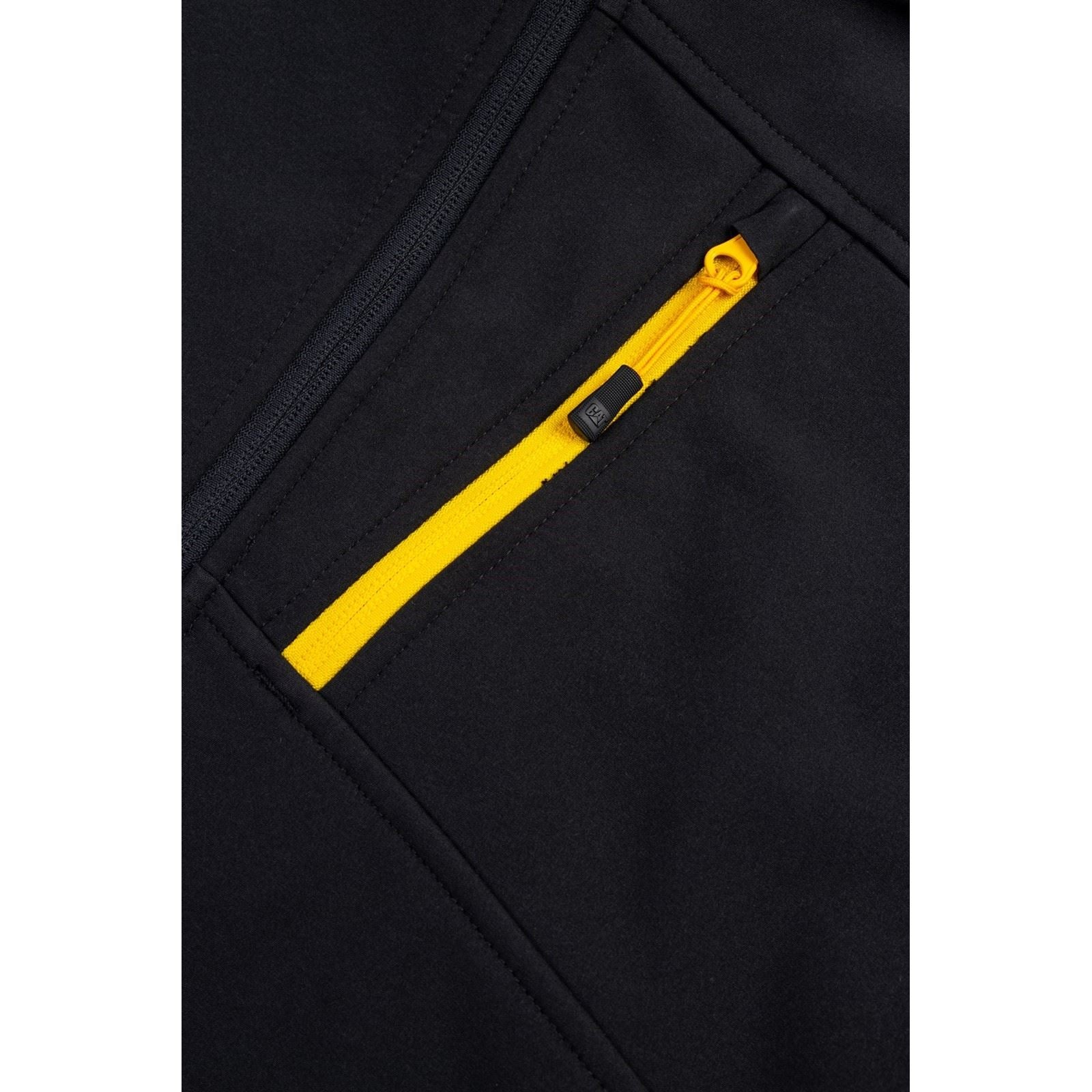 Caterpillar Essentials Shell Herren Schwarze Softshelljacke