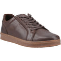 Hush Puppies Madden Herren Sneaker Aus Leder In Kaffeebraun
