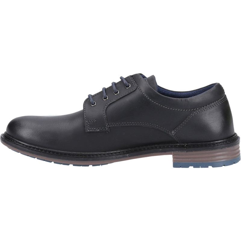 Hush Puppies Julian Schwarze Farbe Herren-Schnürschuhe Aus Leder
