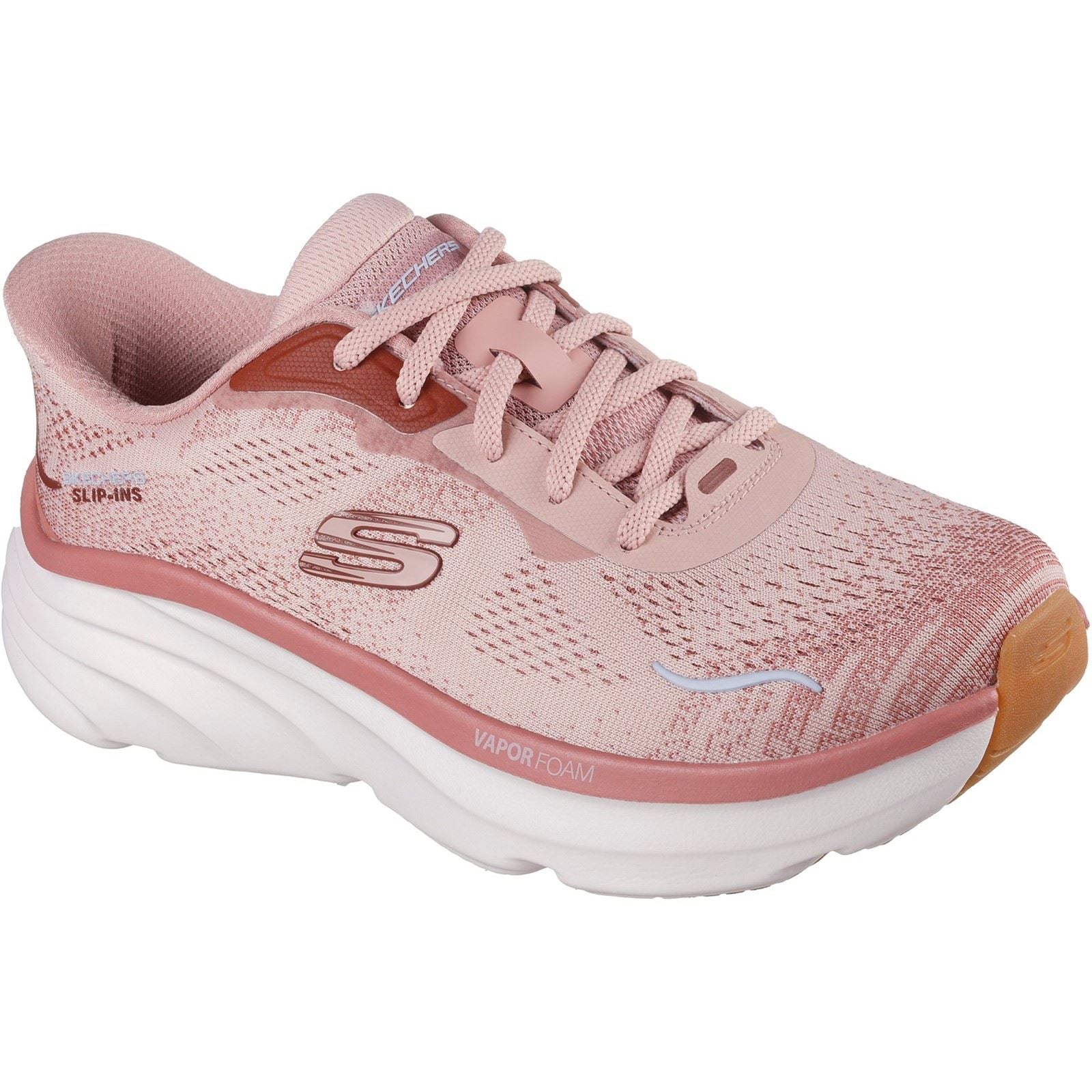 Skechers D'Lux Vapor Clear Horizon Damen Sneaker In Malve