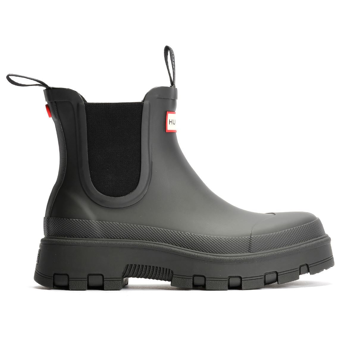 Hunter Elements Chelsea Gummi Damen Schwarze Farbe Gummistiefel