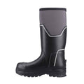 Muck Boots Grit S5 Herren Gummistiefel in Schwarz/Grau