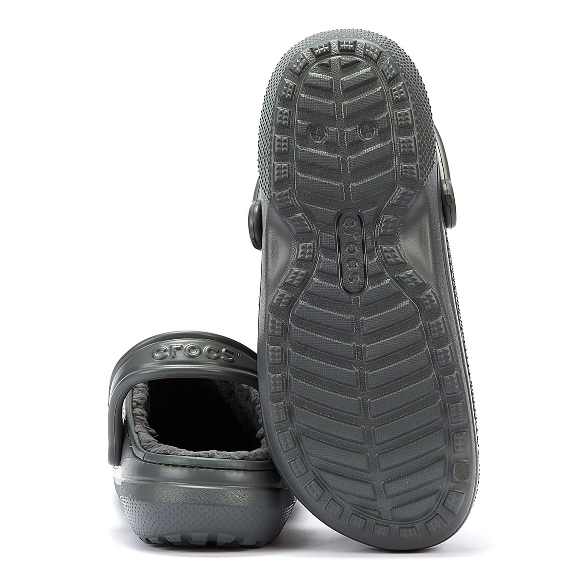 Crocs Klassische Gefütterte Graue Clogs