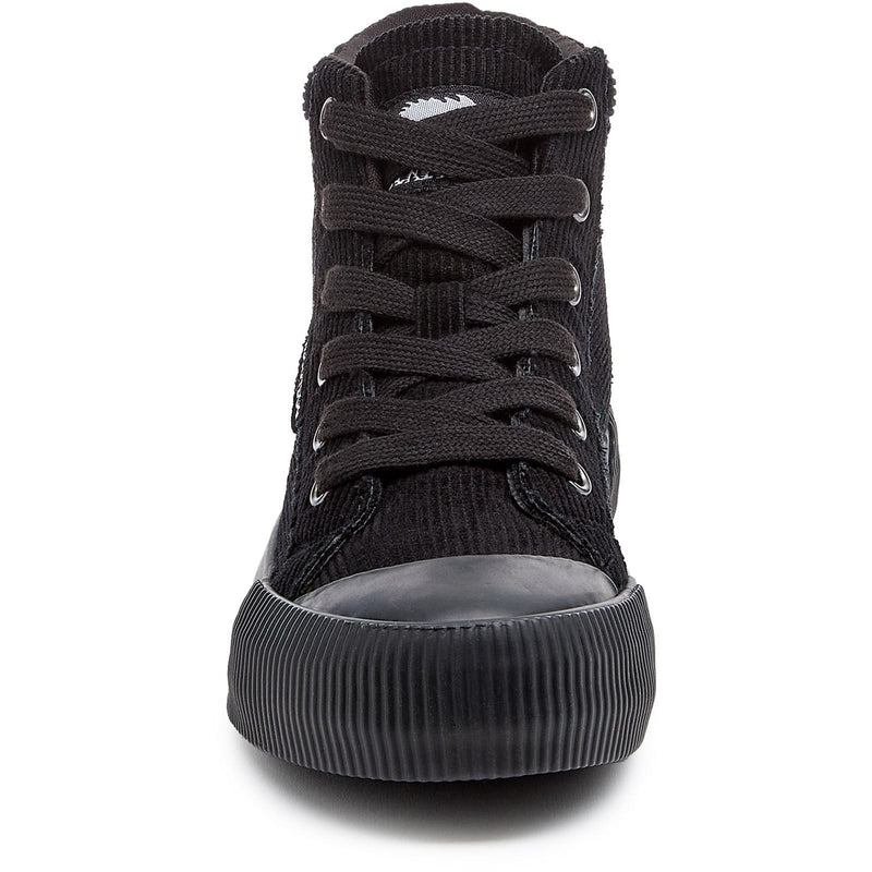 Rocket Dog Cheery Hi Cordura Damen Schwarze Sneakers