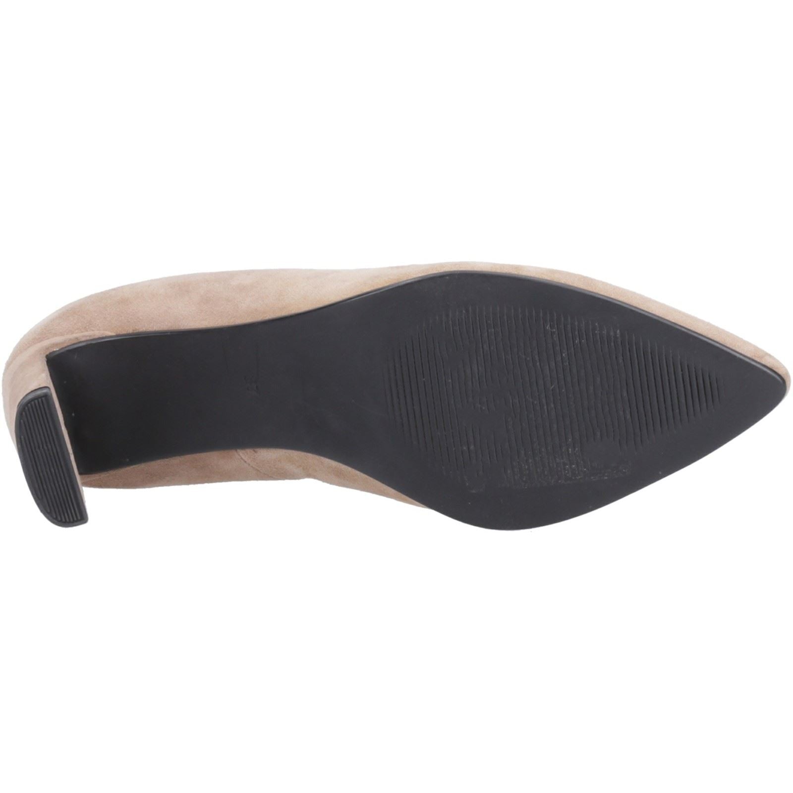 Hush Puppies Olivia Wildleder Damen Mokka Runde Pumps