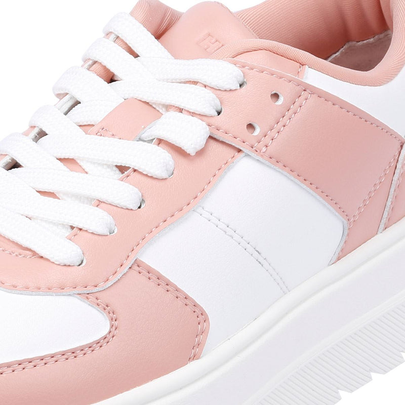 Hugo Lyssa Tennis Leder Damen Weiße Turnschuhe