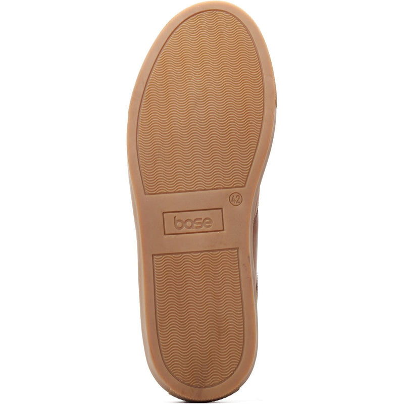 Base London Dalston Leder Herren Braune Mokassin Schuhe