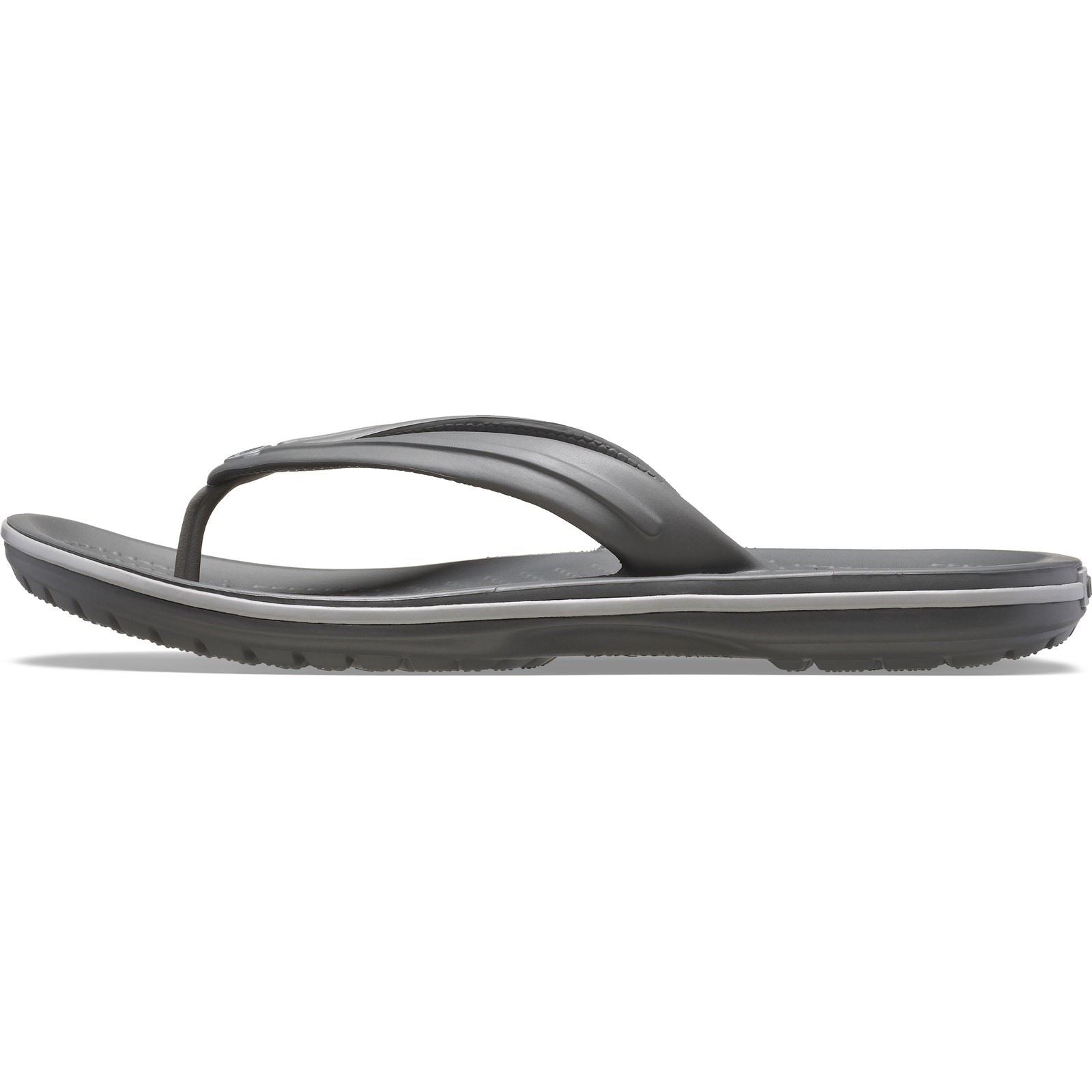 Crocs Crocband Flip Thermoplastische Herren Flip-Flops In Schiefergrau/Rauch