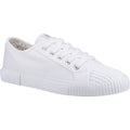 Hush Puppies Brooke Stoff Damen Weiße Turnschuhe