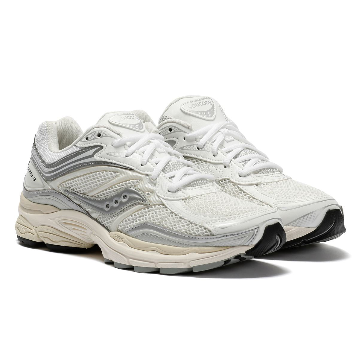 Saucony ProGrid Omni 9 Weiße Sneakers