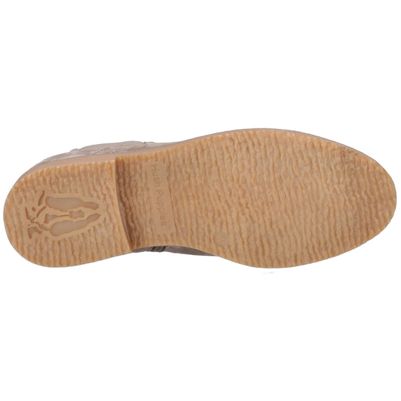 Hush Puppies Maddy Wide Wildleder Damen Graue Stiefel