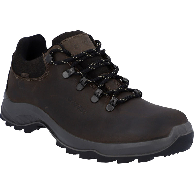 Hi-Tec Walk Lite Camino Ultra Herren Wanderschuhe Aus Braunem Leder