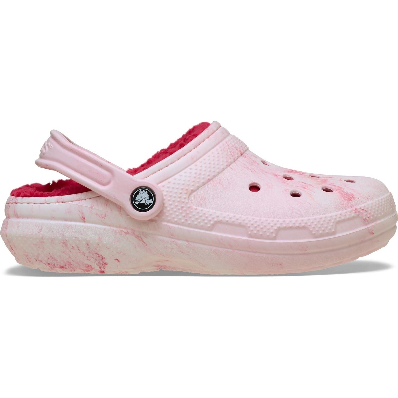 Crocs Classic Lined Clog Thermoplastische Damen-Pulverrosa Clogs