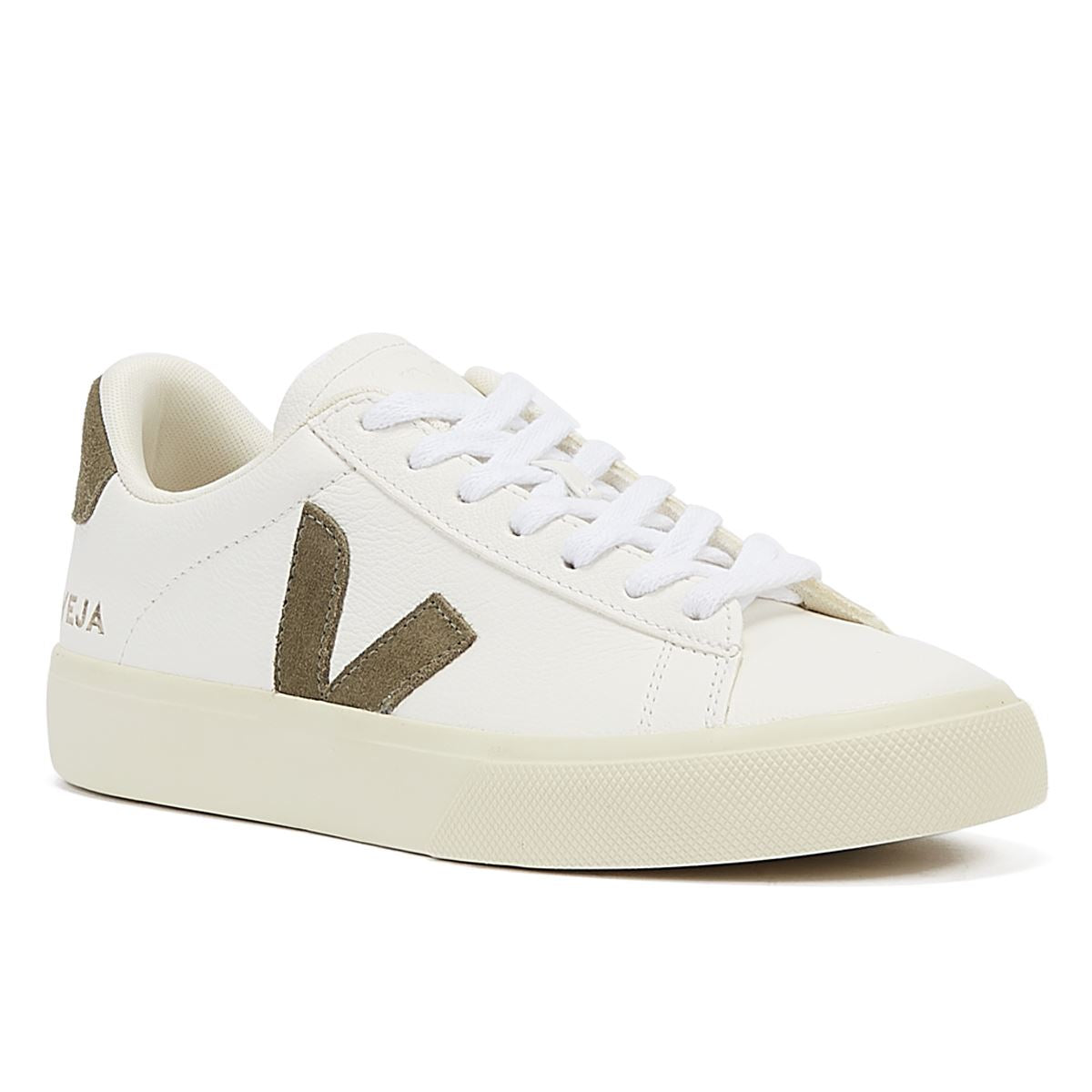Veja Campo Extra Khaki Damen Weiß/Khaki Turnschuhe