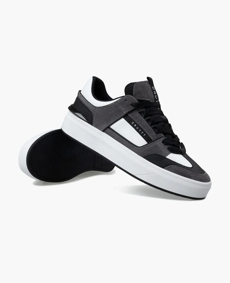 Cruyff Kickturn Leder Herren Graue Sneaker