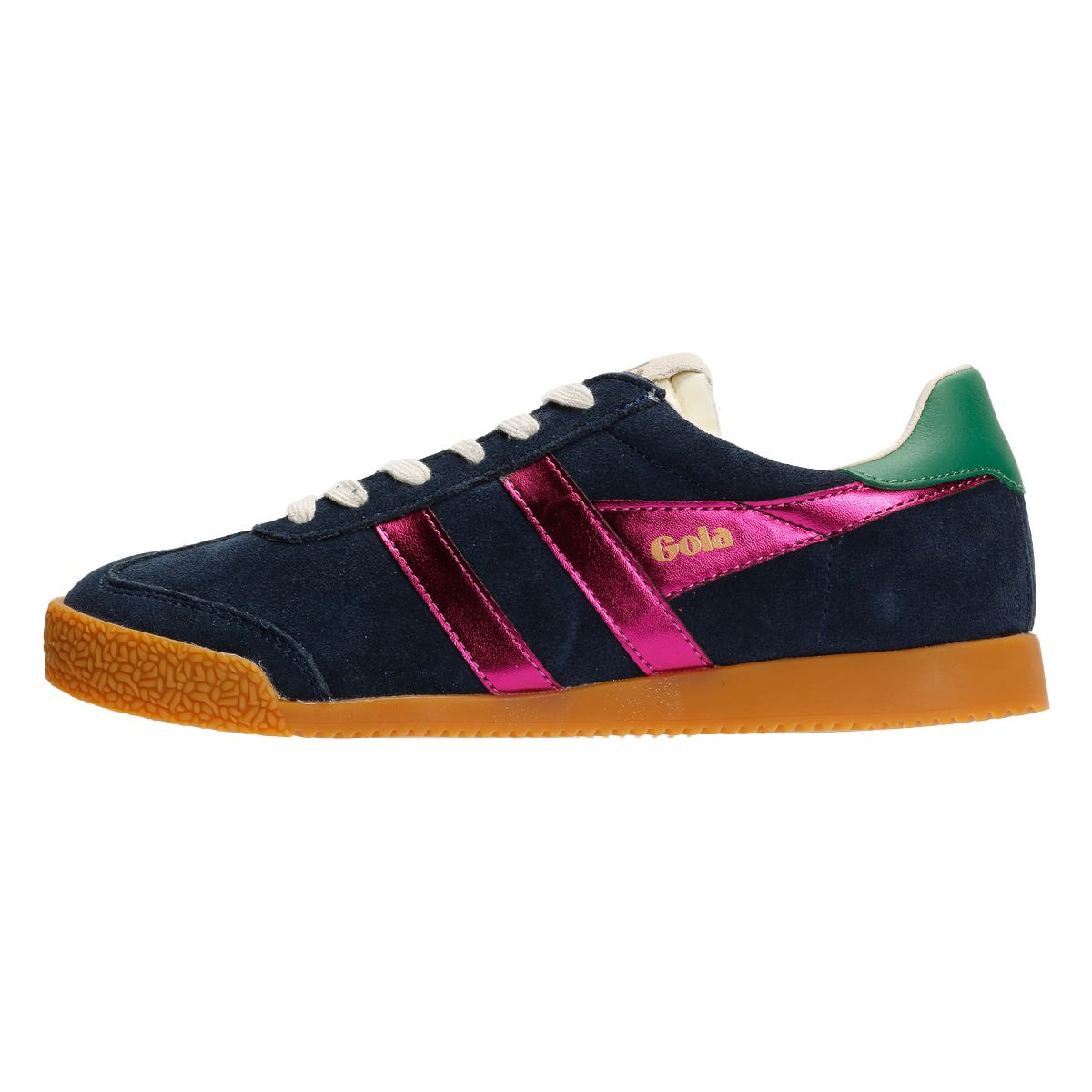 Gola Elan Glitz Wildleder Damen Blaue Sneaker