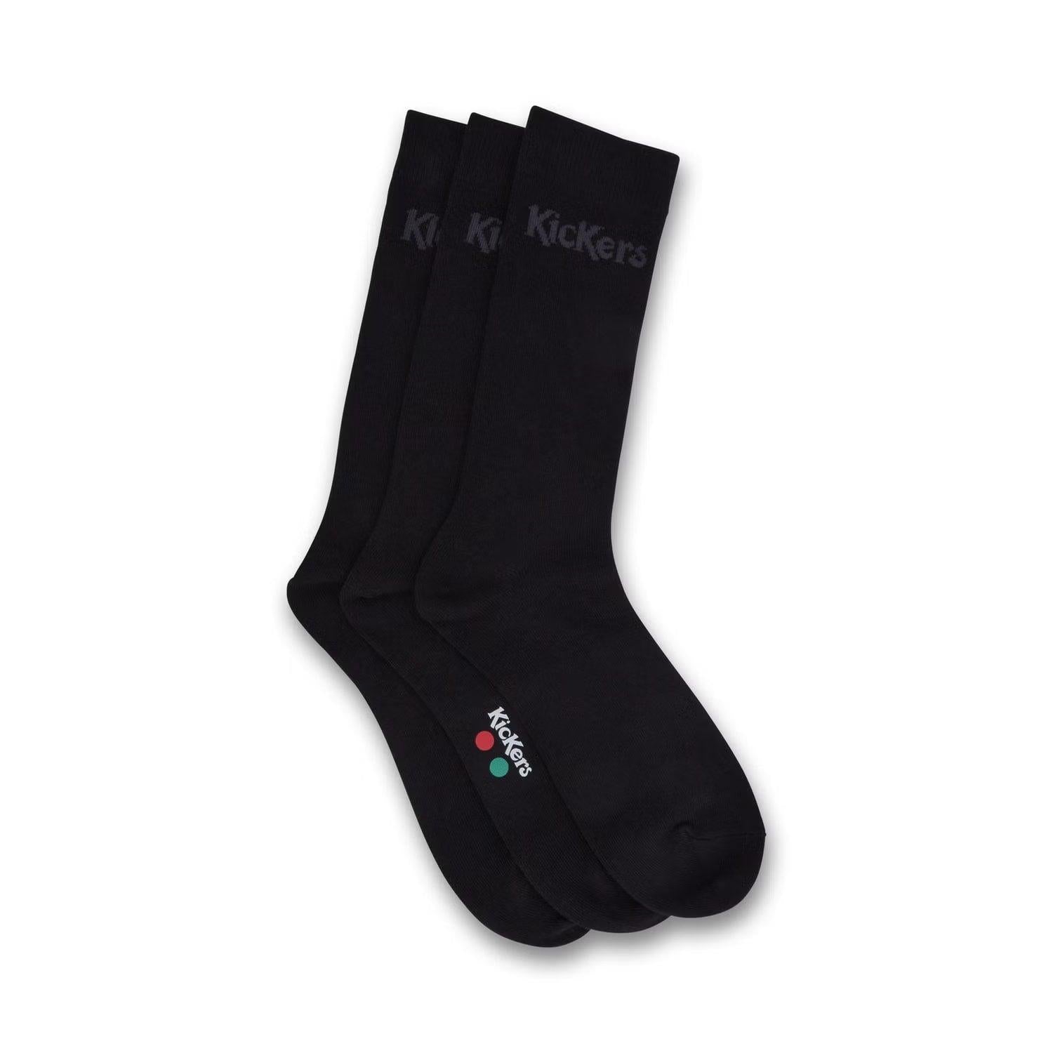 Kickers 6er-Pack Schwarze Socken
