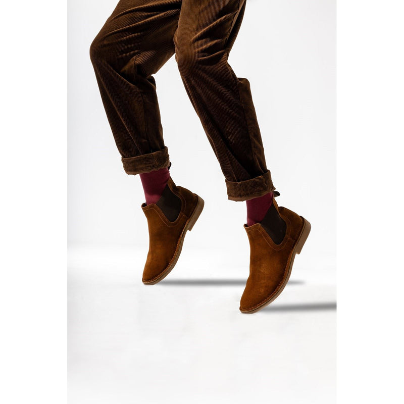 Hush Puppies Shaun Wildleder Herren Stiefel In Hellbraun