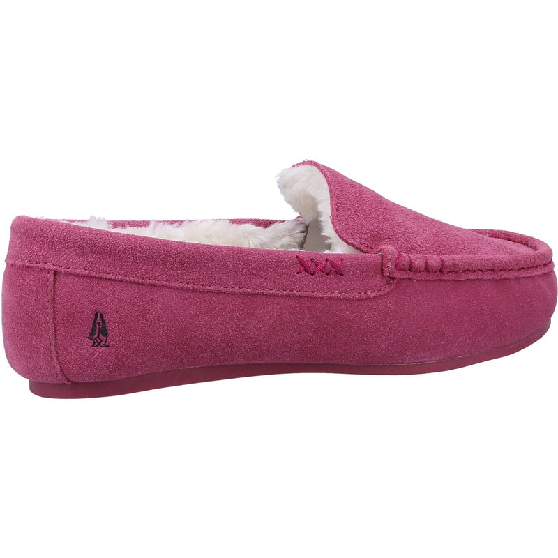 Hush Puppies Annie Mocassin Wildleder Damenrosa Hausschuhe