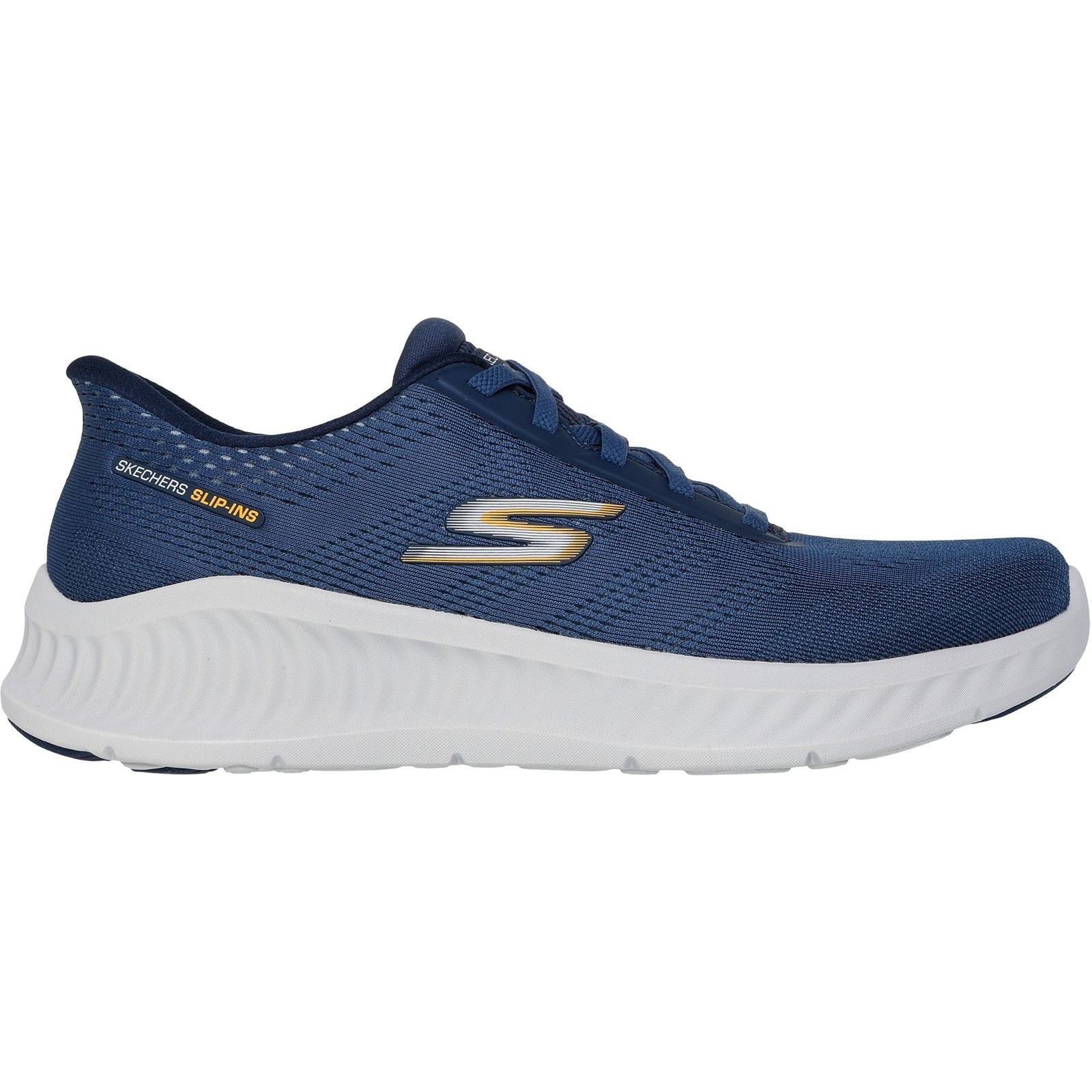 Skechers GO WALK NOW Payton Textile Herren Turnschuhe In Marineblau
