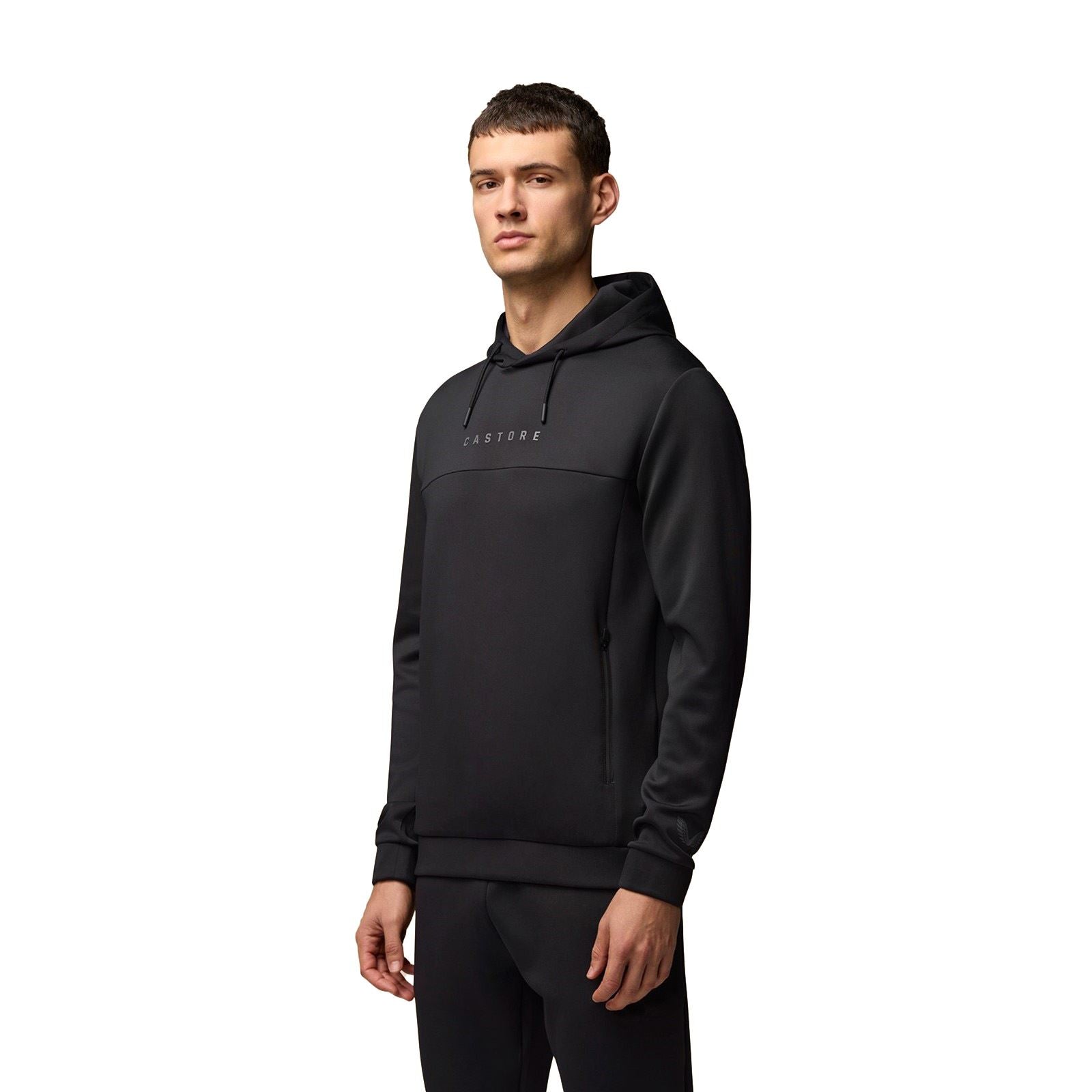 Castore Scuba Hoody Polyester Herren Schwarze Kapuzenpullover