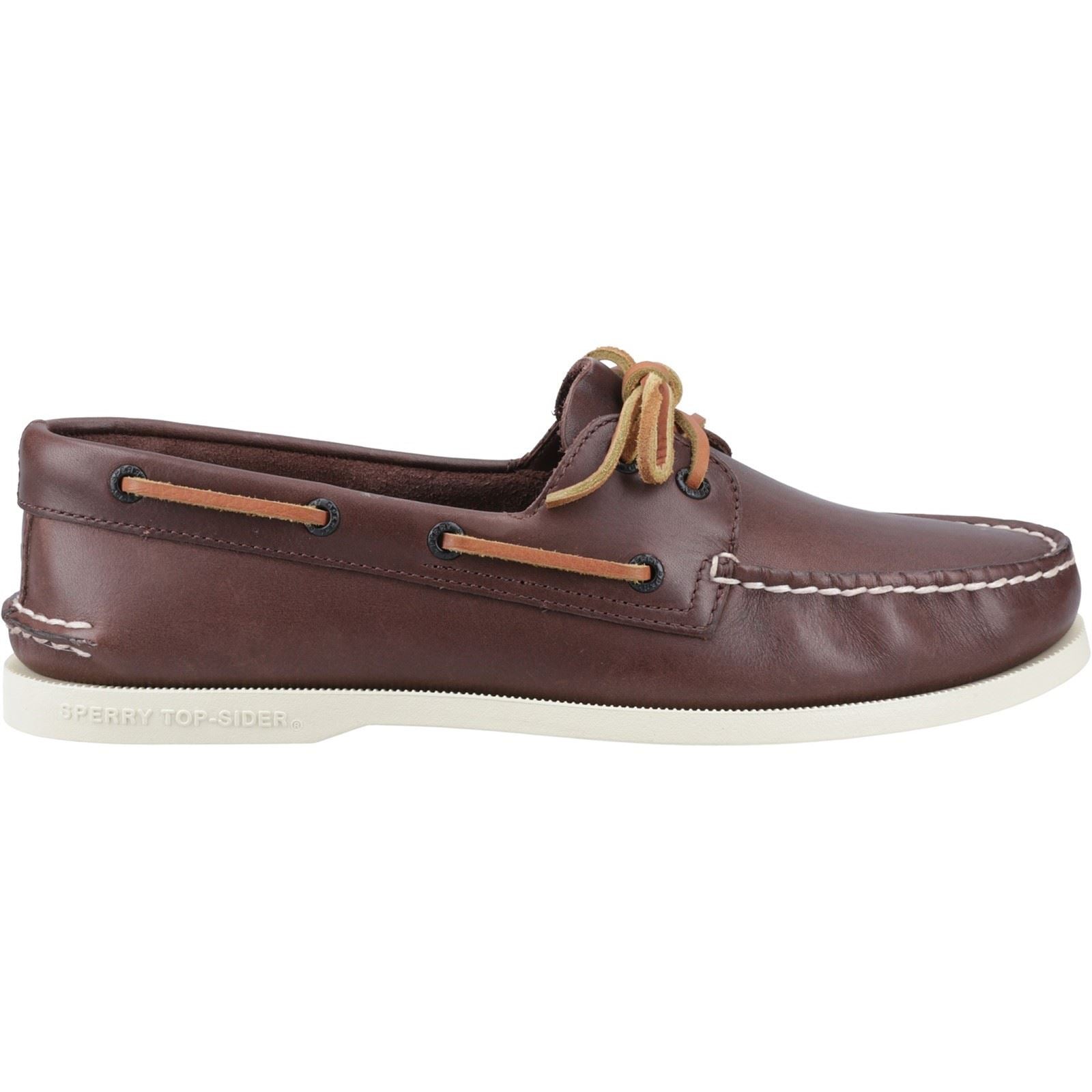Sperry Authentic 2 Eye Herren Bootsschuhe Aus Braunem Leder