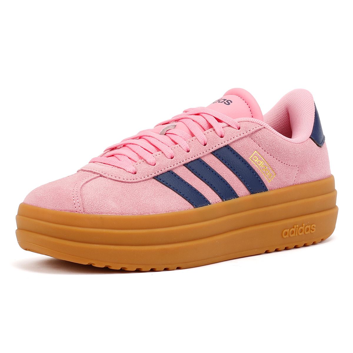 Adidas VL Court Bold Damen Sneaker Aus Rosa Leder