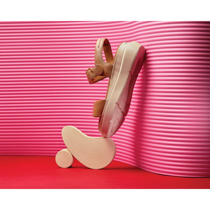 Hush Puppies Uplift Damen Sandalen Aus Leder In Tan