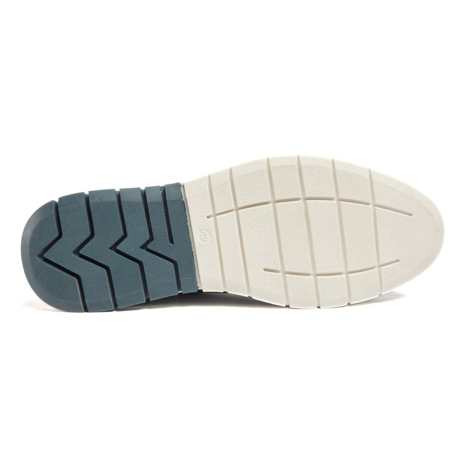 Pod Merlin Herren Lederschuhe In Marineblau Mit Schnürung