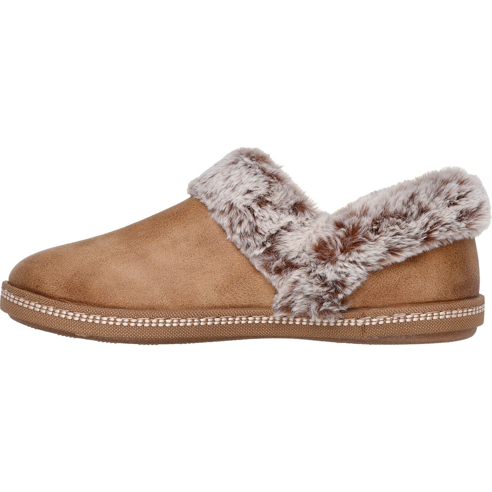 Skechers Cozy Campfire French Toast 2 Textile Damen Hausschuhe In Kastanienbraun